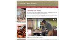 Desktop Screenshot of furniturecraftschool.co.uk