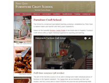 Tablet Screenshot of furniturecraftschool.co.uk